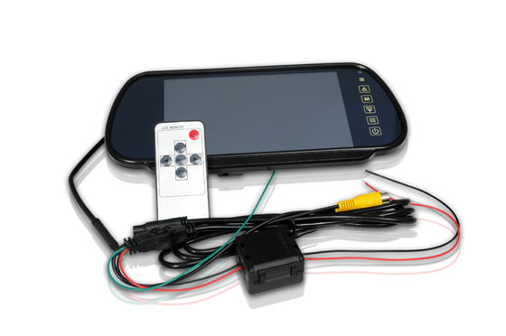 7W Car Wifi Monitor عالية الدقة 7 بوصة مرآة العرض الخلفية