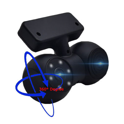 تصميم براءة اختراع HP 1080P ميني داش كامرا مزدوجة الكاميرا مخفية للسيارة Fisheye