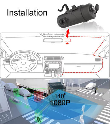 2MP 4G WIFI ريموت مونيتور ميني كاميرا دوال داشبورد DVR للدراجة النارية مع GPS ADAS DMS BSD