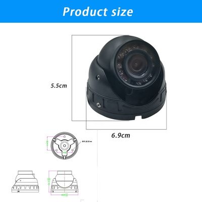 كاميرا عرض 360 درجة عالمية 2MP AHD1080P نظام كاميرا حافلة مراقبة 12 فولت رؤية ليلية مقاومة للماء