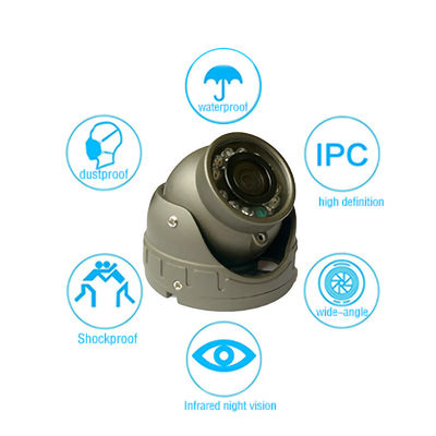 كاميرا عرض 360 درجة عالمية 2MP AHD1080P نظام كاميرا حافلة مراقبة 12 فولت رؤية ليلية مقاومة للماء