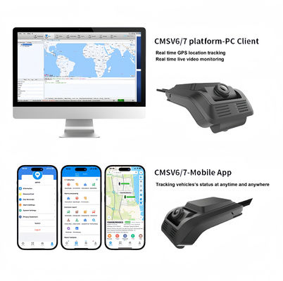 FIRECORE HX-880 4G Ai كاميرا السيارة Adas Dms Cmsv6 Gps Car Dvr Dual Lens Smart Dashcam