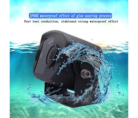 فايركور X-02 DC12V HD 1080P الرؤية الليلية IP69K الرؤية الخلفية الاحتياطي العكسي الكاميرا الأمامية نظام الكاميرا لمساعدة وقوف السيارات